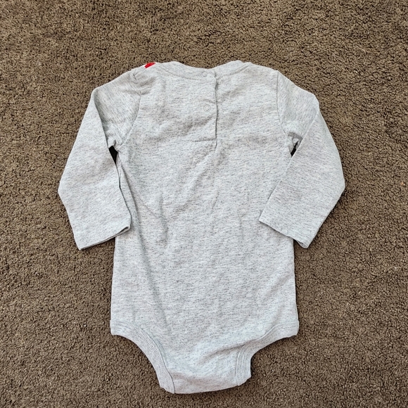 Grey Christmas Onesie, Kid's 6-9M - Picture 4 of 6